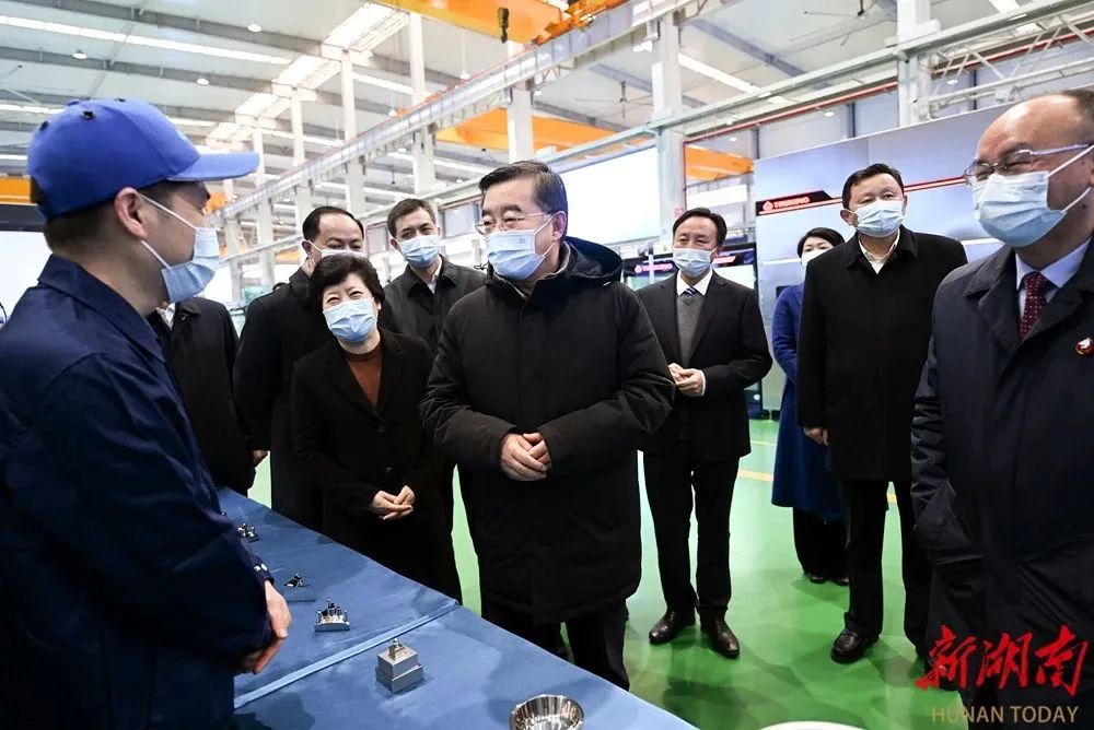 湖南省委書記張慶偉調研楚天科技